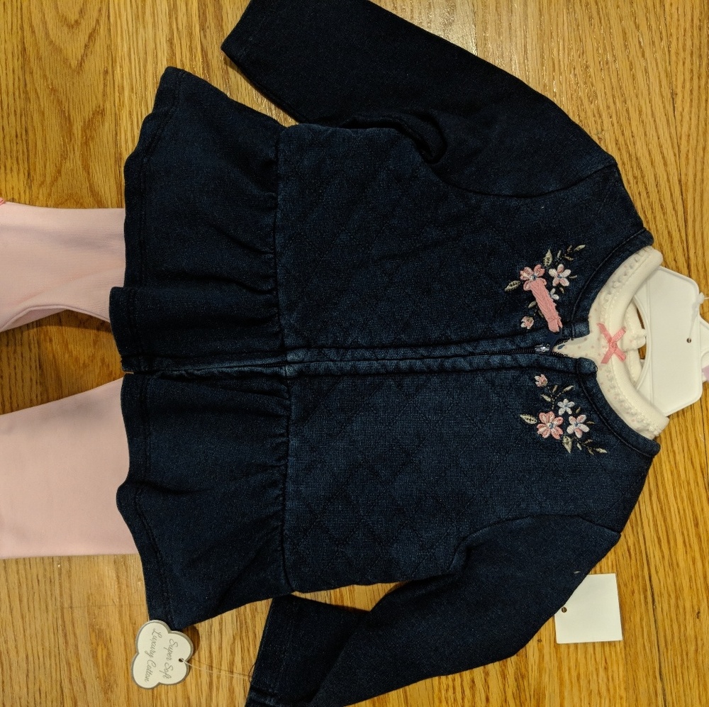 NWT  little me multi piece oitfit 9 months